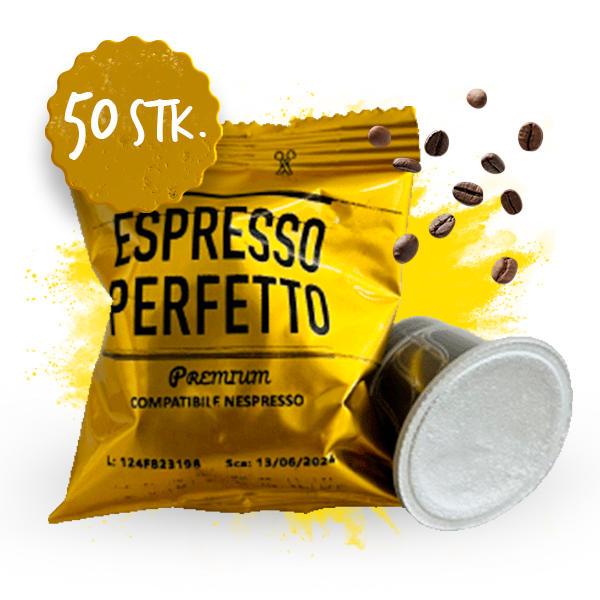 Espresso Perfetto Kapseln, Premium 100% Arabica